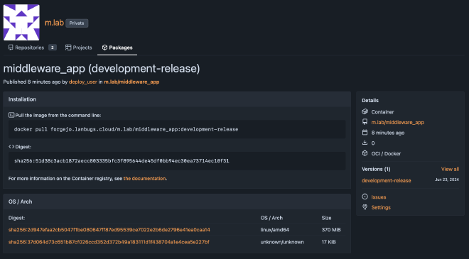 development-release